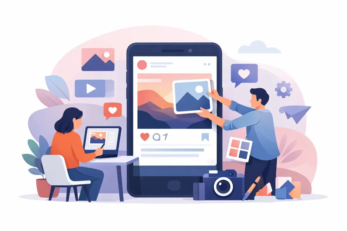 Instagram posts laten maken zonder gedoe
