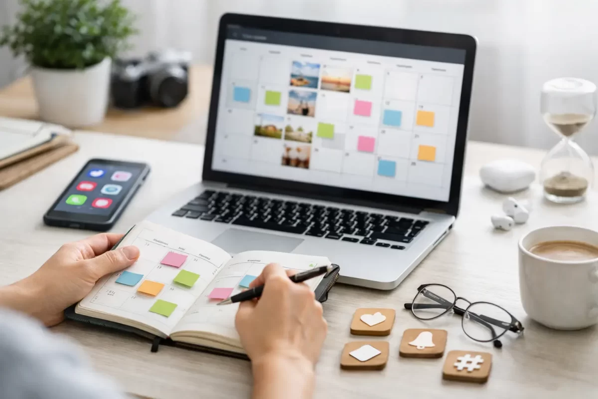 Social media posts vooruit plannen zonder gedoe